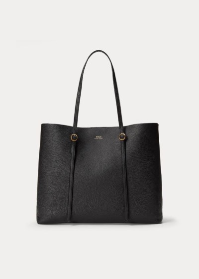 Polo Ralph Lauren Pebbled Læder Lennox Tote Bag Dame Danmark (DGMZF5682)